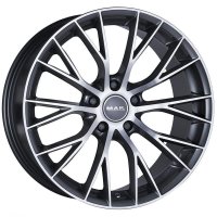 MAK Munchen 9.5x20 5*120 ET35 DIA72.6 Gunmetal Mirror Face Литой