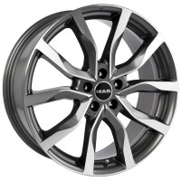MAK Highlands 9x19 5*120 ET53 DIA72.6 Gunmetal Mirror Face Литой