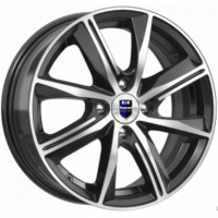 K&K Арнар 7x17 5*115 ET40 DIA70.1 Алмаз черный Литой