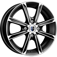 K&K Флэш 5x14 4*100 ET35 DIA67.1 Алмаз черный Литой