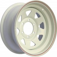 Off Road Wheels Toyota 8x16 5*150 ET-13 DIA110.1 White Штампованный
