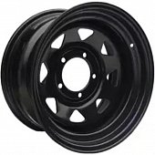Off Road Wheels УАЗ 7x15 5*139.7 ET15 DIA110.1 Black Штампованный