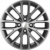 Khomen KHW 1506 6x15 4*100 ET46 DIA54.1 Gray-FP Литой
