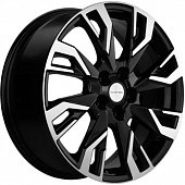 Khomen KHW 1809 7x18 5*114.3 ET40 DIA66.6 Black-FP Литой
