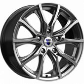 K&K Твист 7.5x17 5*112 ET47 DIA66.6 Дарк платинум Литой