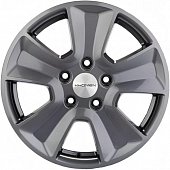 Khomen KHW 1601 6.5x16 5*114.3 ET43 DIA67.1 Gray Литой