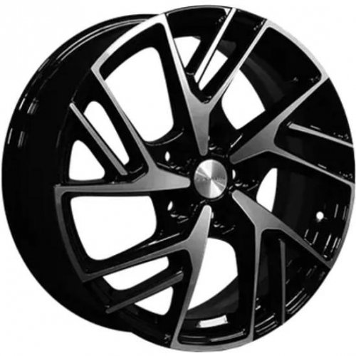Khomen KHW 1722 6.5x17 5*114.3 ET46 DIA67.1 Black-FP Литой