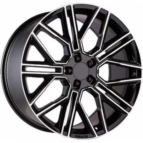Khomen KHW 2101 9.5x21 5*120 ET49 DIA72.6 Black-FP Литой