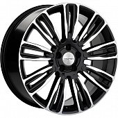 Khomen KHW 2004 8.5x20 5*108 ET45 DIA63.3 Black-FP Литой