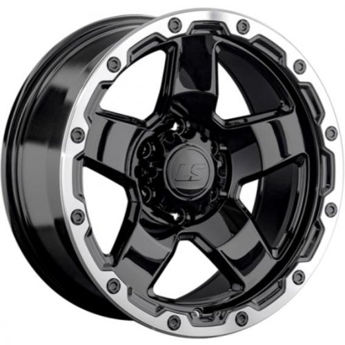 LS 1371 9.5x18 6*139.7 ET5 DIA106.1 BKL Литой