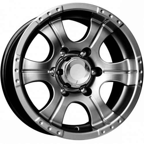 K&K Байконур 7x15 5*139.7 ET-5 DIA110.1 Дарк платинум Литой