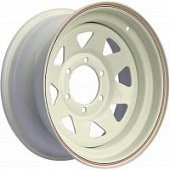 Off Road Wheels Niva 7x16 5*139.7 ET25 DIA98.5 White Штампованный