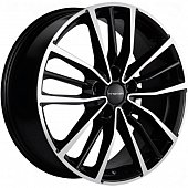 Khomen KHW 1812 7x18 5*108 ET36 DIA65.1 Black-FP Литой