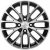 Khomen KHW 1506 6x15 4*100 ET37 DIA60.1 Black-FP Литой Khomen KHW 1506 6x15 4*100 ET37 DIA60.1 Black-FP Литой