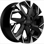 Khomen KHW 1508 6x15 4*100 ET50 DIA60.1 Black-FP Литой