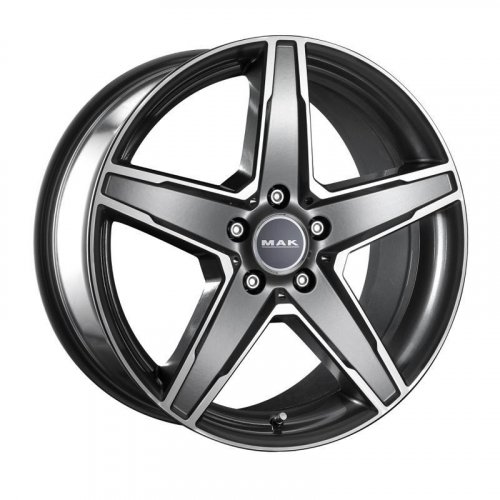 MAK Stern 8.5x19 5*112 ET45 DIA66.6 Gunmetal Mirror Face Литой