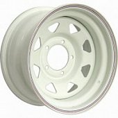Off Road Wheels УАЗ 7x16 5*139.7 ET15 DIA110.1 White Штампованный