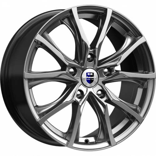 K&K Твист 7.5x17 5*100 ET36 DIA57.1 Дарк платинум Литой