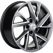 Khomen KHW 1714 7x17 5*110 ET46 DIA63.3 Gray-FP Литой