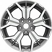 Khomen KHW 1715 7x17 5*114.3 ET43.5 DIA67.1 Gray-FP Литой