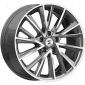 K&K KP010 7.5x18 5*108 ET47 DIA60.1 Diamond gloss graphite Литой