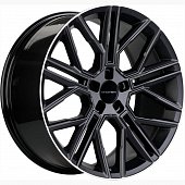 Khomen KHW 2101 9.5x21 5*120 ET49 DIA72.6 Black Matt MR Литой
