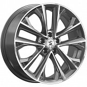 K&K КР012 7x18 5*112 ET43 DIA57.1 Diamond gloss graphite Литой