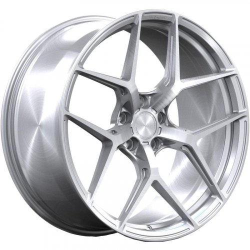 Brixton PF7 10.5x22 5*112 ET27 DIA66.6 Silver Brushed Кованый