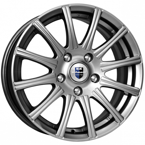 K&K Сиеста 5x13 4*100 ET35 DIA67.1 Дарк платинум Литой