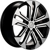 Khomen KHW 1803 7x18 5*108 ET40 DIA60.1 Black-FP Литой