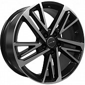 Khomen KHW 1815 8x18 5*114.3 ET45 DIA67.1 Black-FP Литой