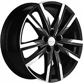 Khomen KHW 1905 7.5x19 5*108 ET47 DIA60.1 Black-FP Литой