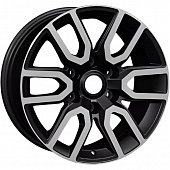 Khomen KHW 1723 8x17 6*139.7 ET45 DIA93.1 Black-FP Литой