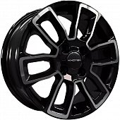 Khomen KHW 1406 5.5x14 4*98 ET35 DIA58.6 Black-FP Литой