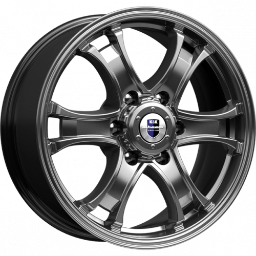 K&K Балеар 7.5x18 6*127 ET38 DIA77.8 Дарк платинум Литой
