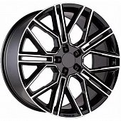 Khomen KHW 2101 9.5x21 5*130 ET46 DIA71.6 Black-FP Литой