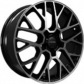 Khomen KHW 1818 7x18 5*114.3 ET45 DIA67.1 Black-FP Литой