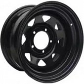 Off Road Wheels УАЗ 8x15 5*139.7 ET-25 DIA110.1 Black Штампованный
