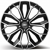 AEZ Leipzig dark 9.5x21 5*120 ET49 DIA72.6 BFP Литой