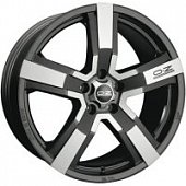 OZ Versilia 8x18 5*130 ET43 DIA71.6 Matt Black + Diamond Cut Литой