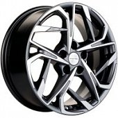 Khomen KHW 1716 7x17 5*114.3 ET45 DIA60.1 Gray-FP Литой