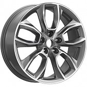 Скад КР001 7x18 5*114.3 ET40 DIA66.1 Diamond gloss graphite Литой