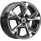 K&K Кайан 7.5x18 5*112 ET40 DIA57.1 Алмаз черный Литой